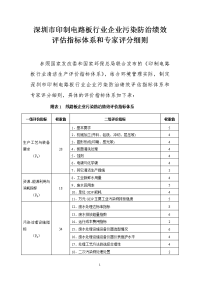 深圳市印制电路板行业企业污染防治