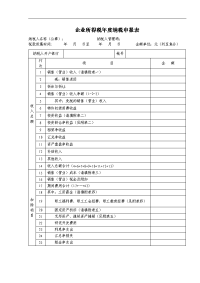企业所得税年度纳税申报表旧表