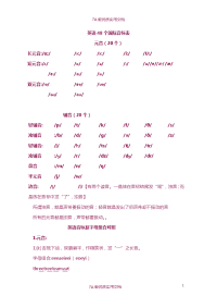 【7A版】48个国际英语音标发音表.doc