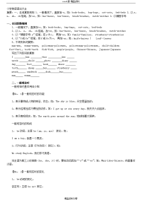 小学英语语法大全带习题