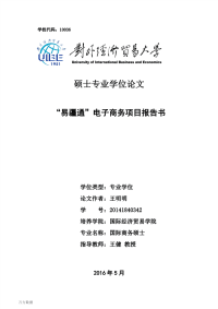 “易疆通”电子商务项目报告书.pdf