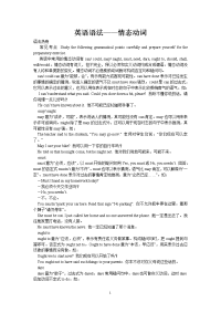 英语语法——情态动词