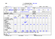 个人所得税纳税申报表填写示