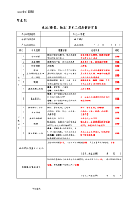 农村饮水工程质量评定表格