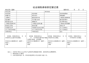 社会保险参保单位登记表及填写参考