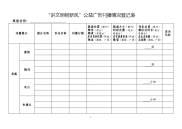 讲文明树新风”公益广告刊播情况登记表(中央文明办)