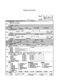 普查登记表样电子版