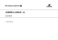 普华永道项目报告-改善销售与分销体系(6)组织模型