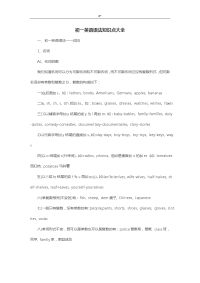 初一英语语法复习-重点大全