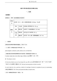 高中英语语法归纳总结（最新版）