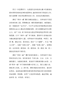 宣传部长两学一做学习教育心得体会