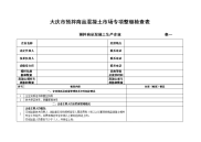 大庆市预拌商品混凝土市场专项整顿检查表