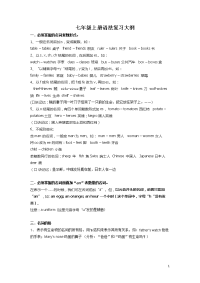 初一英语语法复习大纲(1)