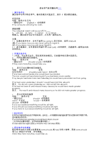 英语语法之虚拟语气和语篇应用倒装