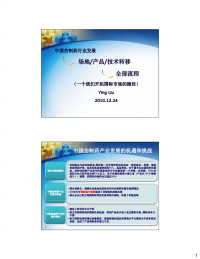 中国仿制药行业发展-场地-产品-技术转移-全部流程-DrLiu