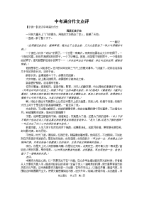中考满分作文点评