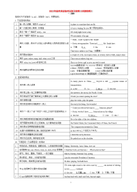 2013高考英语语法表格大全