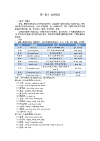 中学英语语法讲义 语法概述