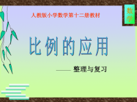 人教版六年级数学下册《比例的应用》课件PPT(1)