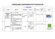 产品清单(现在主要的产品)