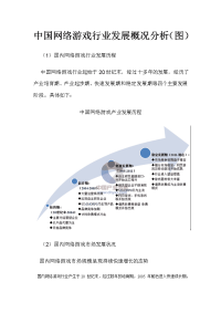 中国网络游戏行业发展概况分析(图)