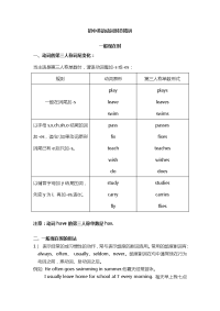 初中英语语法时态精讲版