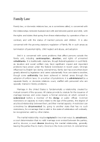 新编法律英语lesson11家庭法原文及翻译