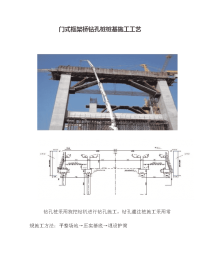 门式框架桥钻孔桩桩基施工工艺