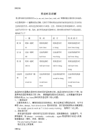 初中英语语法总结材料(完整)