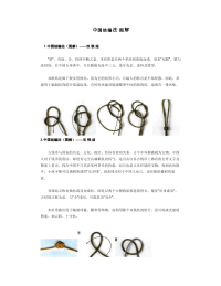 中国结编法 基本结