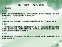 第一课时 编织原理1