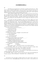 广东省天河区高考英语语法二轮复习：阅读理解精讲精炼10含答案