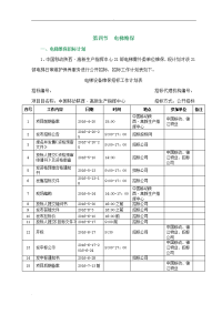 电梯维保招投标方案