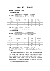 正航管理软件案例三库存成本计算、简易生管入库单成本