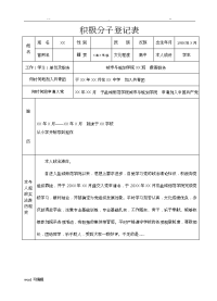 入党积极分子登记表格模板