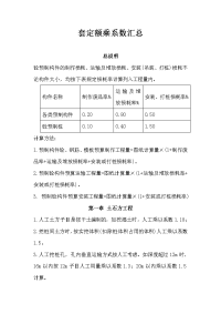 陕西省建筑、装饰工程消耗量定额系数换算汇总.doc