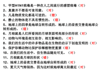 六年级科学金钥匙试题.ppt