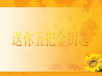 保险的五把金钥匙.ppt