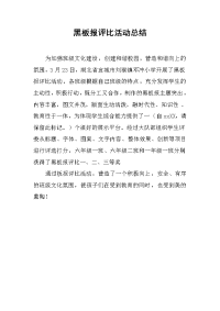 2019黑板报评比活动总结.docx