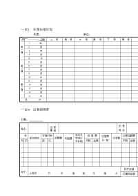 年度出差计划及出差报销单.doc