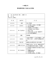 职工代表大会日程表签到表.doc