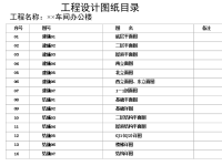 ××车间办公楼工程设计图纸目录.ppt