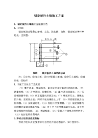 锚定板挡土墙施工方案.doc