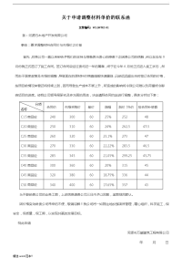 关于申请调整材料价差的报告.doc