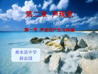 物理人教版八年级上册《声音的产生与传播》教学课件PPT.ppt