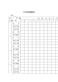 生产进度计划表汇编58.doc