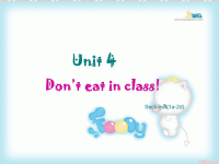 人教版七年级英语下册Unit4今_Don27t_eat_in_class课件PPT(2013年春).ppt