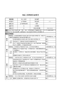 湖北新丰化纤公司生产管理部电仪工程师职务说明书.doc