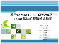 DMStar组-基于Apriori、FP-Growth及Eclat算法的频繁模式挖掘project答辩PPTV5.0.ppt