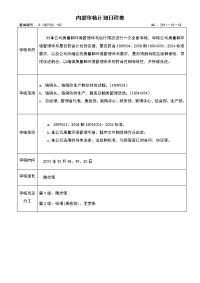 内部审核计划日程表(3天).doc